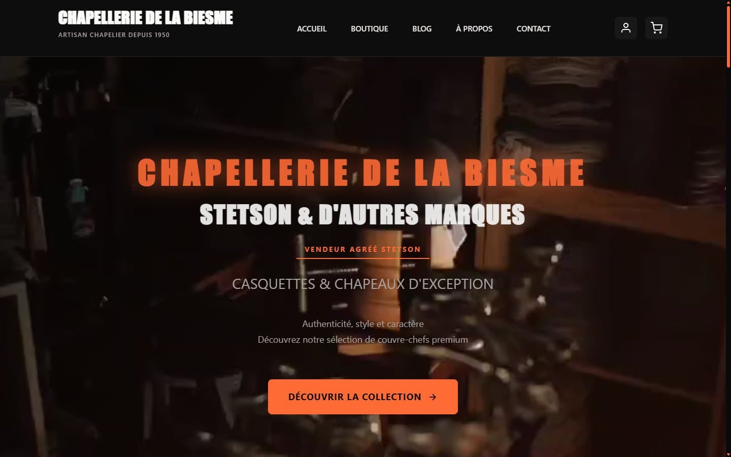 Site Chapellerie de la Biesme