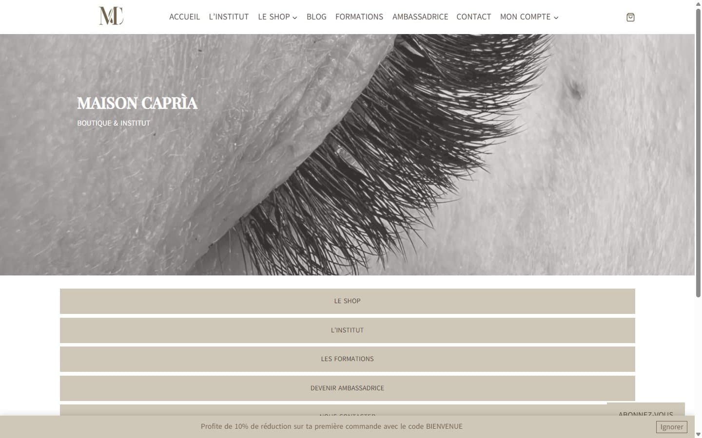 Site Maison Capria